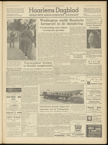 Haarlem's Dagblad 1961-09-02