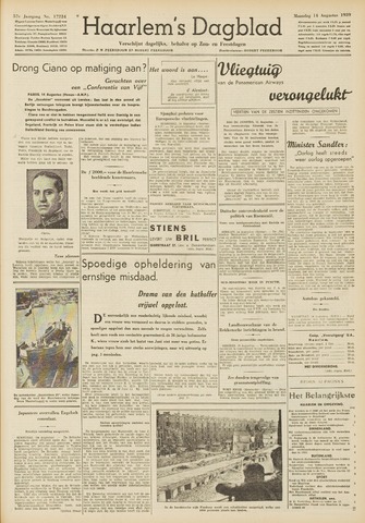 Haarlem's Dagblad 1939-08-14