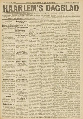 Haarlem's Dagblad 1918-10-18