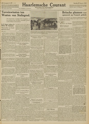 Haarlemsche Courant 1942-08-29