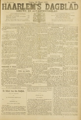Haarlem's Dagblad 1891-03-13