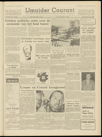 IJmuider Courant 1965-08-30