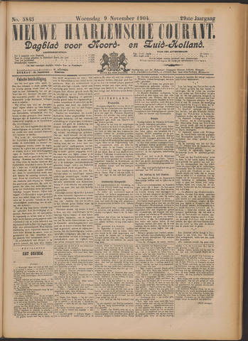Nieuwe Haarlemsche Courant 1904-11-09