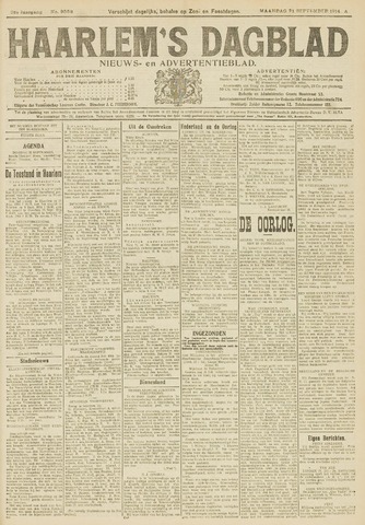 Haarlem's Dagblad 1914-09-21