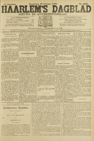 Haarlem's Dagblad 1891-02-12