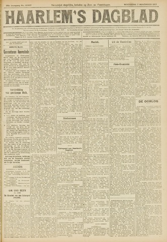 Haarlem's Dagblad 1917-11-07
