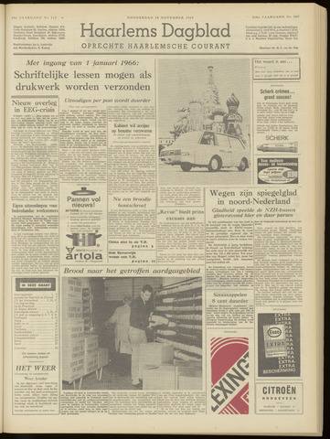 Haarlem's Dagblad 1965-11-18