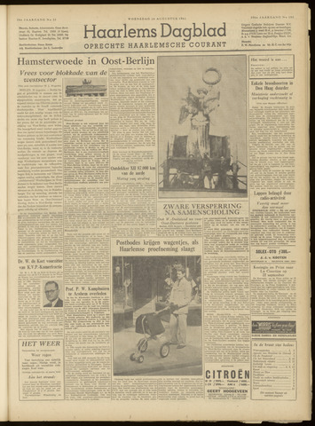 Haarlem's Dagblad 1961-08-16