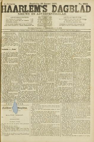 Haarlem's Dagblad 1891-01-29
