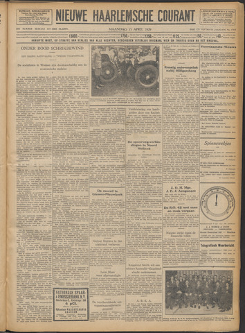Nieuwe Haarlemsche Courant 1929-04-15