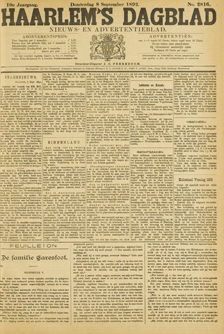 Haarlem's Dagblad 1892-09-08