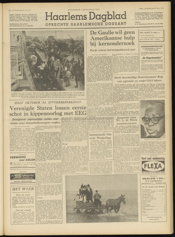Haarlem's Dagblad 1963-08-07