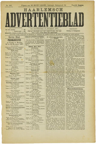 Haarlemsch Advertentieblad 1887-12-24