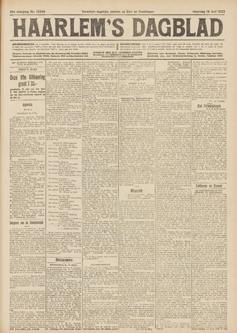 Haarlem's Dagblad 1923-06-18