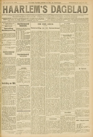 Haarlem's Dagblad 1918-01-24