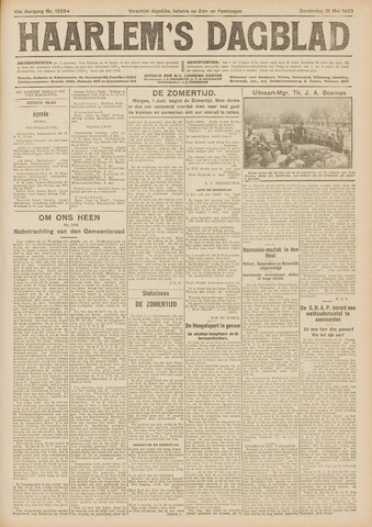 Haarlem's Dagblad 1923-05-31