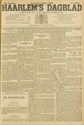 Haarlem's Dagblad 1893-03-09