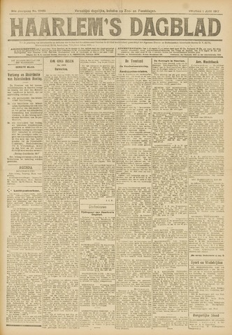 Haarlem's Dagblad 1917-06-01