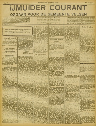 IJmuider Courant 1920-11-17