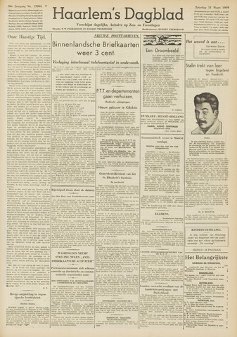 Haarlem's Dagblad 1939-03-11