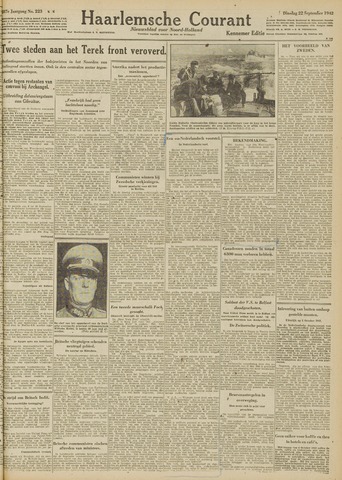 Haarlemsche Courant 1942-09-22