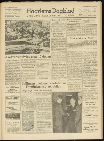Haarlem's Dagblad 1961-06-02