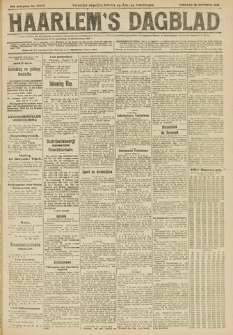 Haarlem's Dagblad 1918-10-15