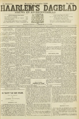 Haarlem's Dagblad 1890-11-05