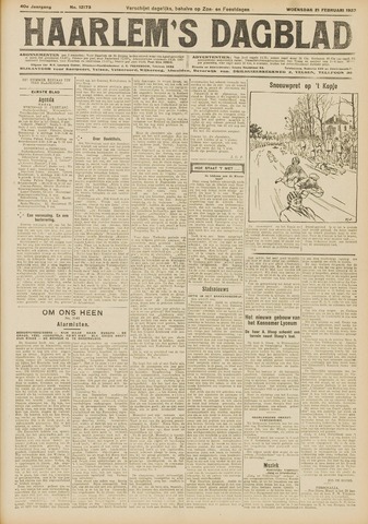 Haarlem's Dagblad 1923-02-21
