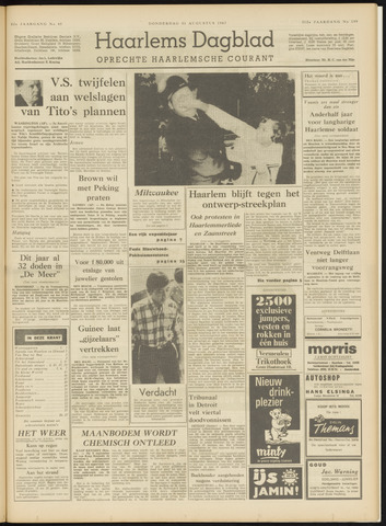 Haarlem's Dagblad 1967-08-31