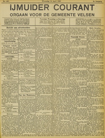 IJmuider Courant 1920-04-14
