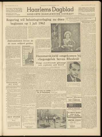 Haarlem's Dagblad 1961-09-19