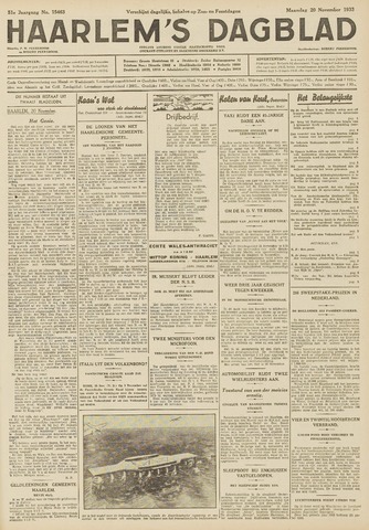 Haarlem's Dagblad 1933-11-20