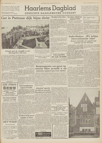 Haarlem's Dagblad 1957-08-27