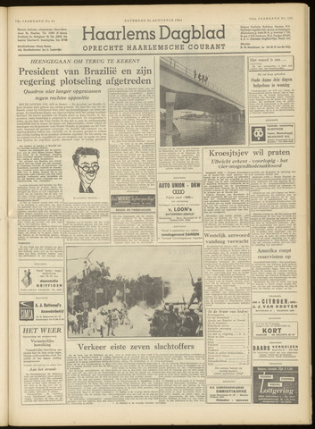 Haarlem's Dagblad 1961-08-26