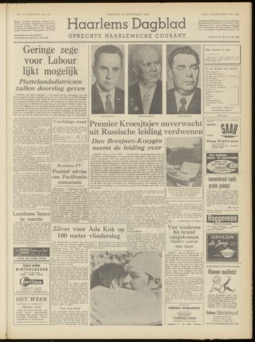 Haarlem's Dagblad 1964-10-16