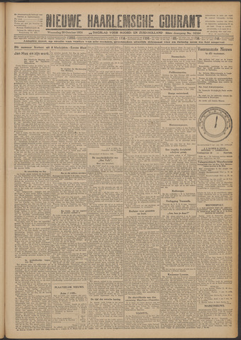 Nieuwe Haarlemsche Courant 1926-10-20