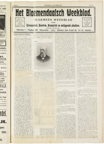 Het Bloemendaalsch Weekblad 1913-10-25