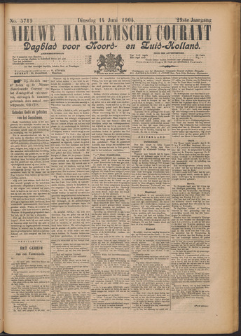 Nieuwe Haarlemsche Courant 1904-06-14