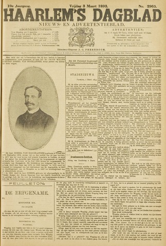 Haarlem's Dagblad 1893-03-03