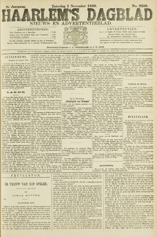 Haarlem's Dagblad 1890-11-01