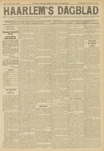Haarlem's Dagblad 1917-08-08