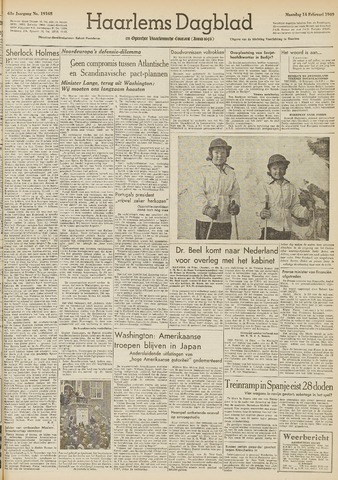 Haarlem's Dagblad 1949-02-14