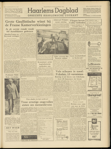 Haarlem's Dagblad 1962-11-19