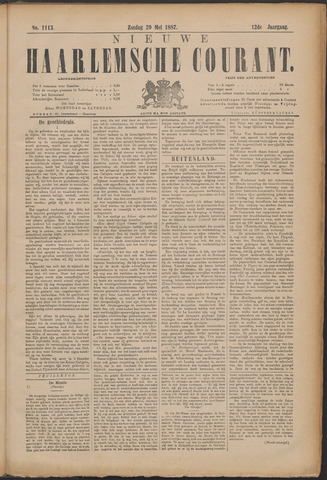 Nieuwe Haarlemsche Courant 1887-05-29