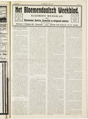 Het Bloemendaalsch Weekblad 1913-07-19