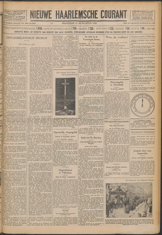 Nieuwe Haarlemsche Courant 1930-08-11