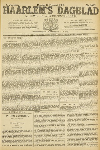 Haarlem's Dagblad 1890-02-11