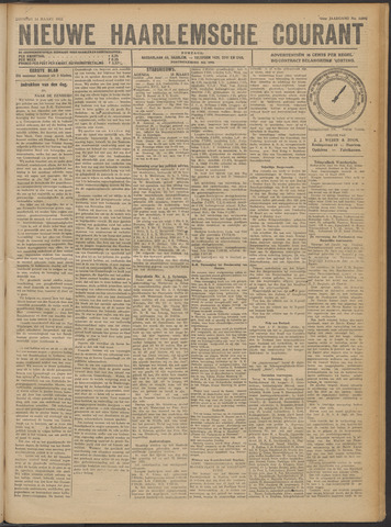Nieuwe Haarlemsche Courant 1922-03-14