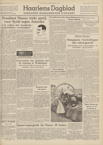 Haarlem's Dagblad 1957-09-09